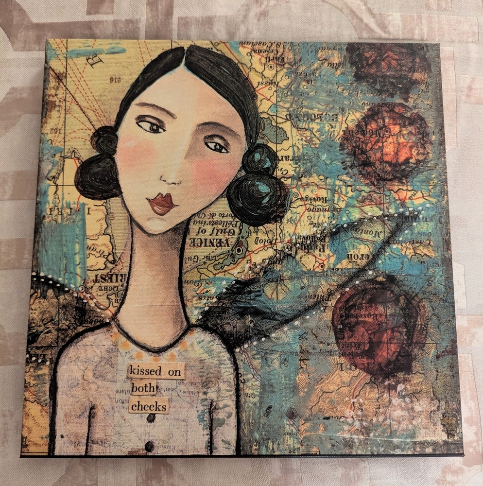 "Kissed On Both Cheeks" Wall Art from Kelly Rae Roberts Collection